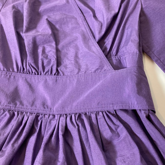 NWT & Other Stories Voluminous Midi Wrap Dress Size 10 - Picture 6 of 11